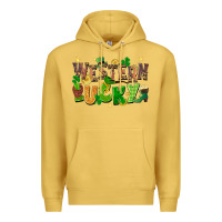 Antique Gold western lucky St. Patricks Day Premium Hoodie - FaDigitalArtStudio