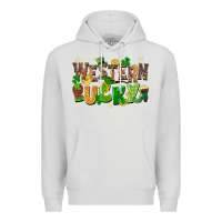 Dove Grey western lucky St. Patricks Day Premium Hoodie - FaDigitalArtStudio