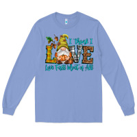 Colony Blue I think i love Fall most of all Long Sleeve Tee - NancyCooperArtShop