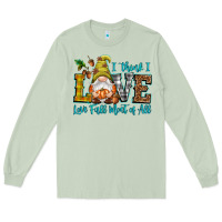 Matcha I think i love Fall most of all Long Sleeve Tee - NancyCooperArtShop