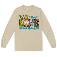 Mushroom I think i love Fall most of all Long Sleeve Tee - NancyCooperArtShop