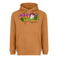 Meerkat Stay Spooky Heavyweight Hoodie - CowhideDigitalArt