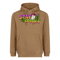 Toasted Coconut Stay Spooky Heavyweight Hoodie - CowhideDigitalArt
