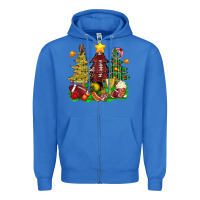 True Royal christmas with american football trees bbs Zipper Hoodie - BundleAndBundleShop