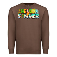 Chestnut Hello Summer Premium Sweatshirt - CowhideDigitalArt