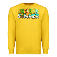 Lemon Hello Summer Premium Sweatshirt - CowhideDigitalArt
