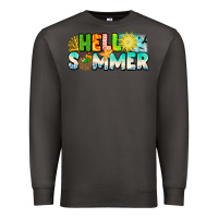 Smoke Hello Summer Premium Sweatshirt - CowhideDigitalArt