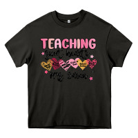 Asphalt teaching sweet hearts Heavy Core Tee - MaliasSmallBusiness