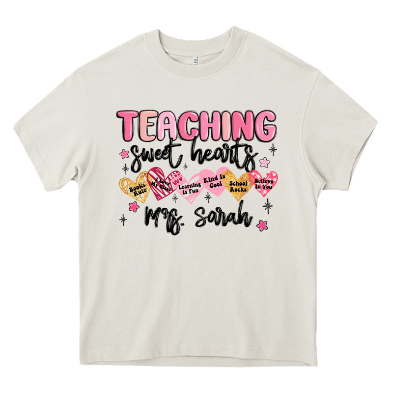 Teaching Sweet Hearts Heavy Core Tee by MaliasSmallBusiness | Teevron