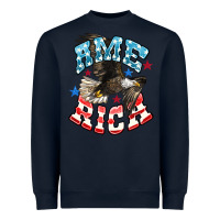 Navy American Eagle Heavyweight Sweatshirt - HowdyJamesFarm