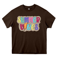 Chocolate Brown summer vibes Heavy Core Tee - JahusDesignShop