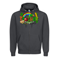 Smoke teacher st patrick Zipper Hoodie - FaDigitalArtStudio