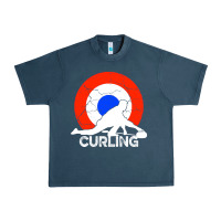 Midnight Navy Curling Urban Heavy Tee - Bettercallsaul