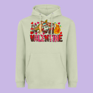 Nach Valentine Heavyweight Hoodie Designed By Cowhidedigitalart