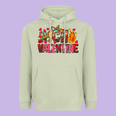 Nach Valentine Heavyweight Hoodie Designed By Cowhidedigitalart