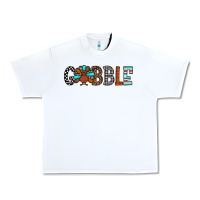 White gobble Urban Heavy Tee - JahusDesignShop