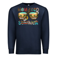 Navy Mom Bad Summer Premium Sweatshirt - CowhideDigitalArt