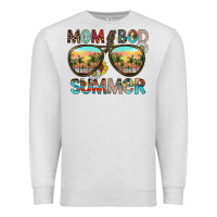 Oatmeal Heather Mom Bad Summer Premium Sweatshirt - CowhideDigitalArt