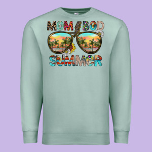 Mom Bad Summer Premium Sweatshirt Designed By Cowhidedigitalart