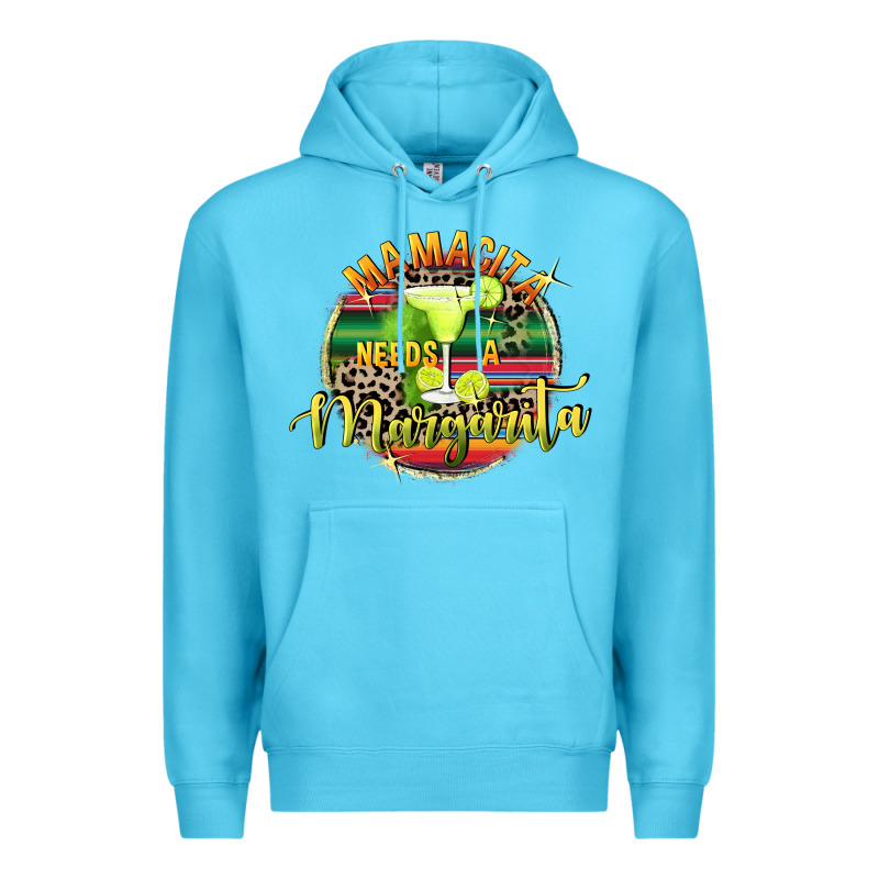 Mamacita Needs A Margarita Mother's Day Premium Hoodie by FaDigitalArtStudio | Teevron