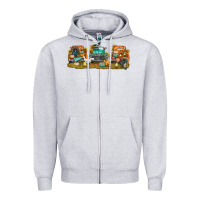 Thanksgiving Trucks Bbs Zipper Hoodie | Teevron