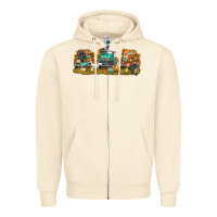 Sandshell thanksgiving trucks bbs Zipper Hoodie - BundleAndBundleShop