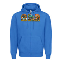 True Royal thanksgiving trucks bbs Zipper Hoodie - BundleAndBundleShop