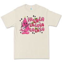 Bone pink christmas fa la la Premium Tee - MaliasSmallBusiness