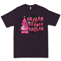 Pink Christmas Fa La La Premium Tee | Teevron