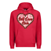 Cardinal self love club valentine's day Premium Hoodie - RanaPortraitStore