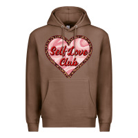 Chestnut self love club valentine's day Premium Hoodie - RanaPortraitStore