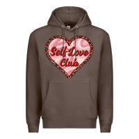 Coffee self love club valentine's day Premium Hoodie - RanaPortraitStore