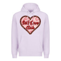 Lilac self love club valentine's day Premium Hoodie - RanaPortraitStore