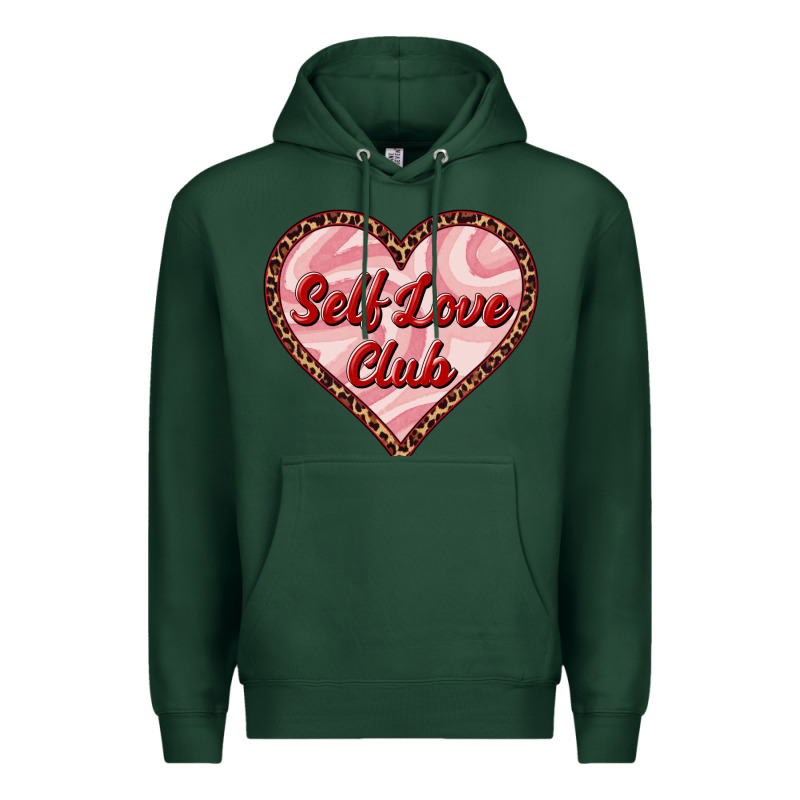 Self Love Club Valentine's Day Premium Hoodie by RanaPortraitStore | Teevron