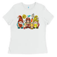 White sports gnomies Ladies Tee - NancyCooperArtShop