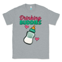 Heather Grey drinking buddies baby bottle Classic Tee - Jasminsmagicworld