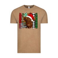 Vintage Coffee Merry Christmas Cow Vintage Tee - Bettercallsaul