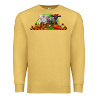 Antique Gold halloween baby sheeps Premium Sweatshirt - LillyAllenDesigns