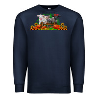 Navy halloween baby sheeps Premium Sweatshirt - LillyAllenDesigns
