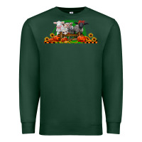 Sports Green halloween baby sheeps Premium Sweatshirt - LillyAllenDesigns