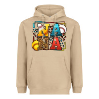 Mushroom Baseball and Softball nana Heavyweight Hoodie - LillyAllenDesigns