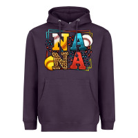 Plum Baseball and Softball nana Heavyweight Hoodie - LillyAllenDesigns