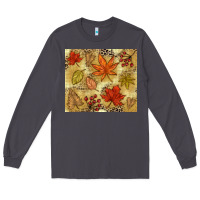 Smoke Fall leaves Long Sleeve Tee - NancyCooperArtShop