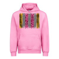 Fuchsia Pink race leopard brush stroke Urban Hoodie - Artiststas