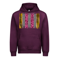Mauve Wine race leopard brush stroke Urban Hoodie - Artiststas