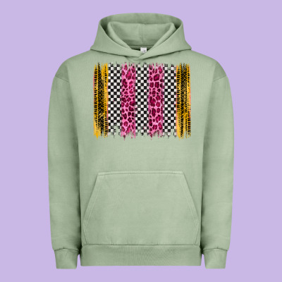 Race Leopard Brush Stroke Urban Hoodie Designed By Artiststas