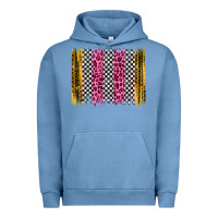 Pigment Pebble Blue race leopard brush stroke Urban Hoodie - Artiststas