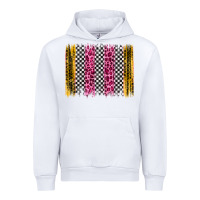 White race leopard brush stroke Urban Hoodie - Artiststas
