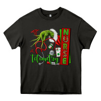 Asphalt grinch hand telemetry nurse Heavy Core Tee - NancyCooperArtShop