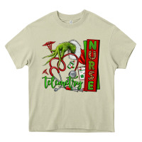 Mossy grinch hand telemetry nurse Heavy Core Tee - NancyCooperArtShop
